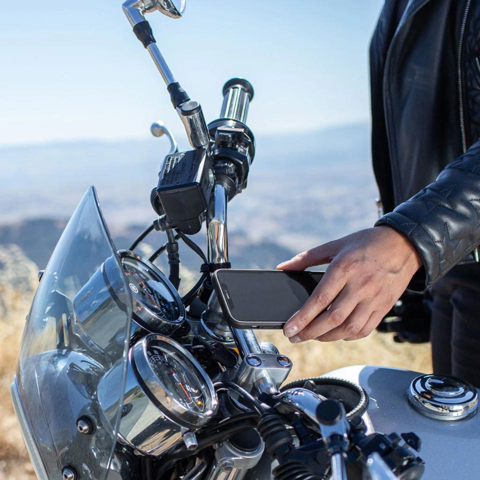 Ngàm gắn điện thoại Peak Design Motorcycle Bar Mount V2 [M-MM-AB-BK-2]