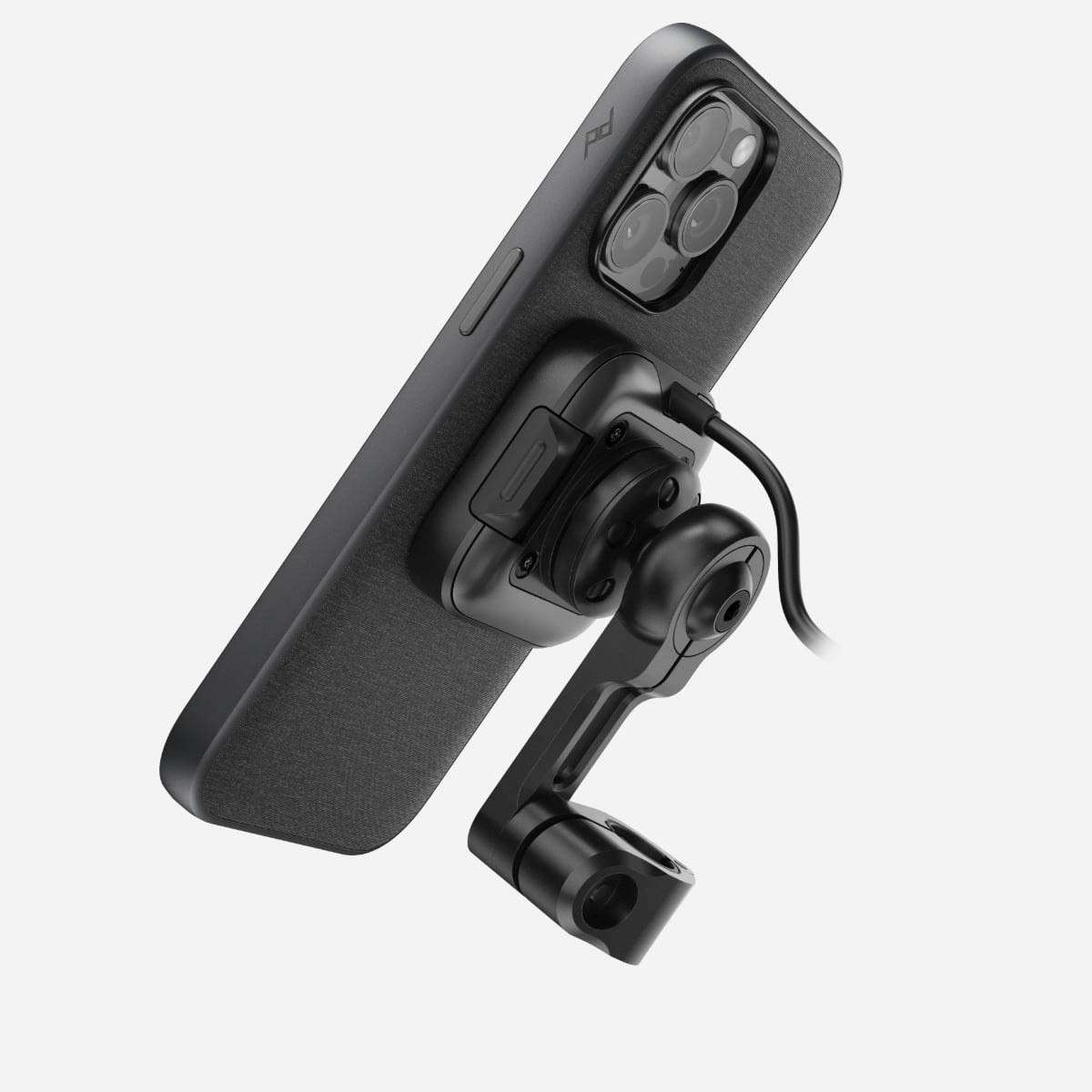 Ngàm gắn xe mô tô Peak Design Mirror Mount Charging (gắn kính) [M-MM-AK-BK-1]