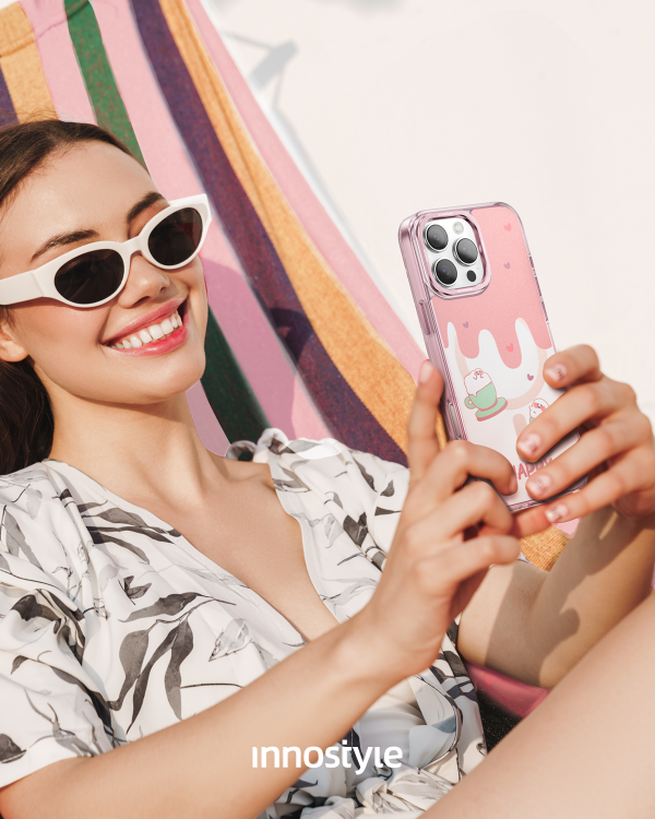 ỐP LƯNG CHỐNG SỐC MAGSAFE INNOSTYLE IPHONE 16PROMAX VIBES ICE CREAM