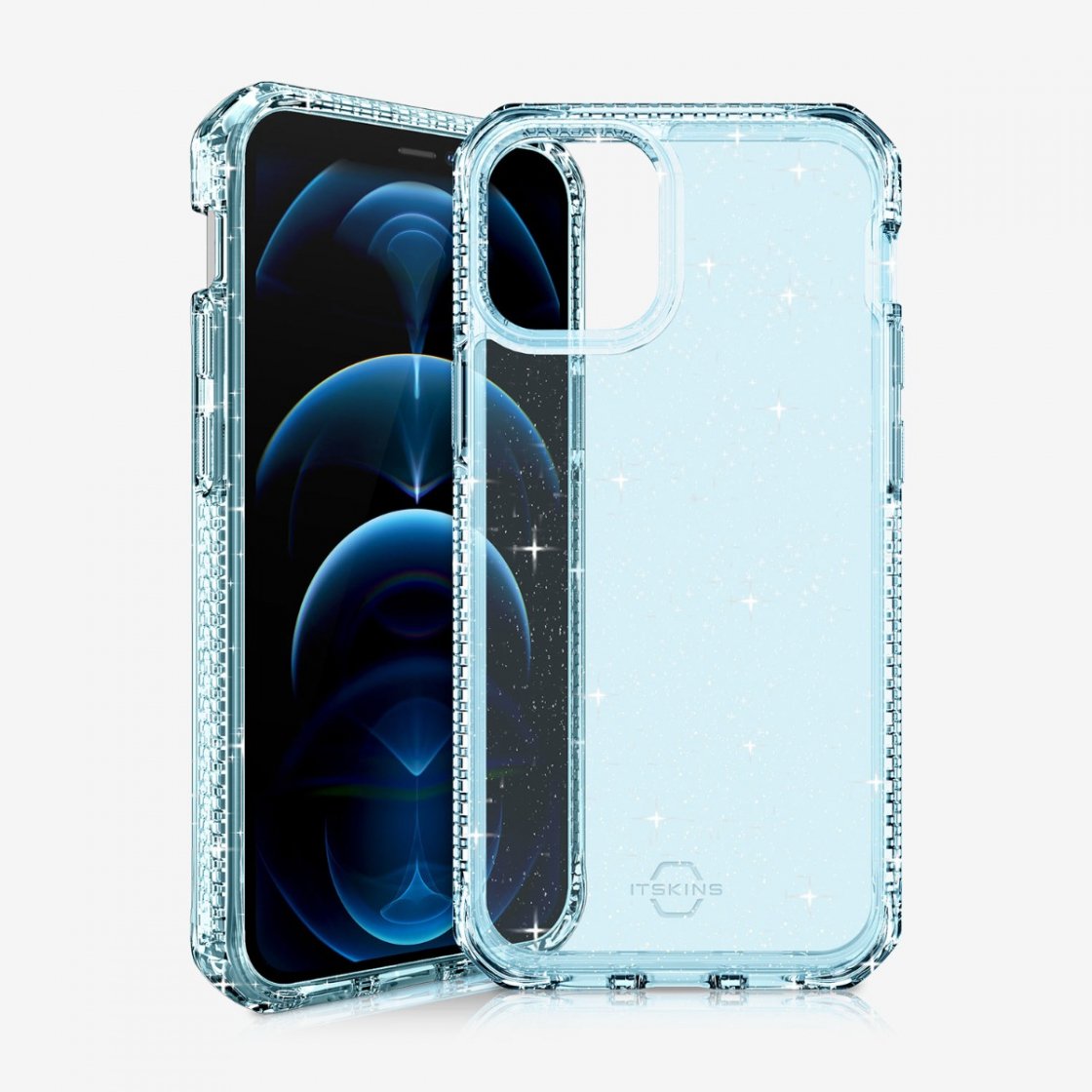 ỐP LƯNG KHÁNG KHUẨN VÀ CHỐNG SỐC QUÂN SỰ ITSKINS (PHÁP) HYBRID SPARK DROP SAFE 3M/10FT IPHONE 12 MINI