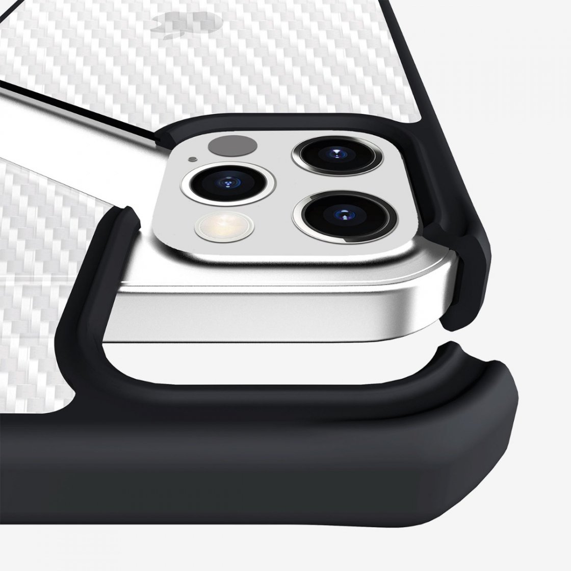 ỐP LƯNG KHÁNG KHUẨN VÀ CHỐNG SỐC QUÂN SỰ ITSKINS (PHÁP) HYBRID TEK DROP SAFE 3M/10FT IPHONE 12 MINI