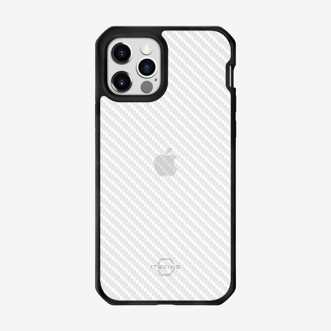 ỐP LƯNG KHÁNG KHUẨN VÀ CHỐNG SỐC QUÂN SỰ ITSKINS (PHÁP) HYBRID TEK DROP SAFE 3M/10FT IPHONE 12 MINI