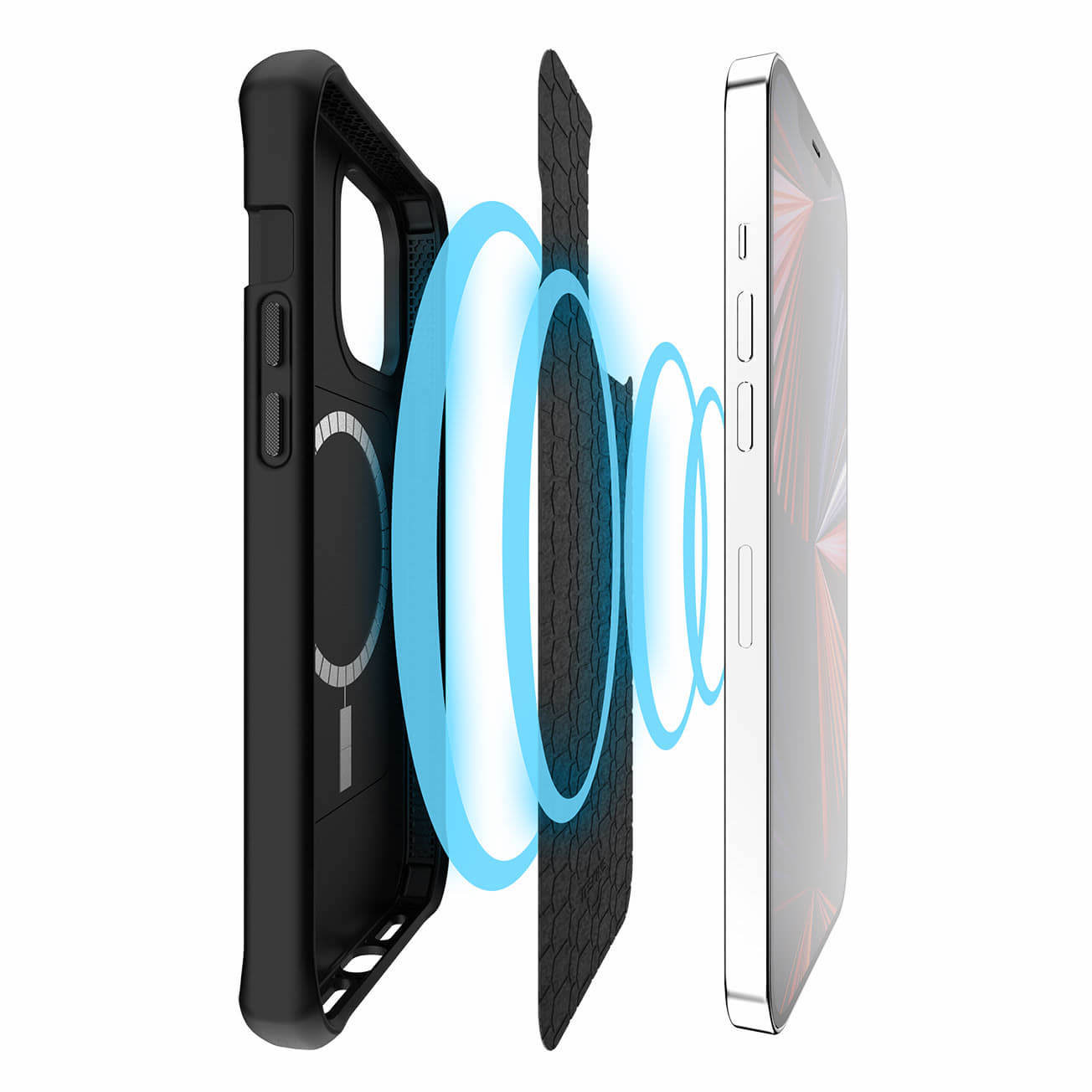 ỐP LƯNG KHÁNG KHUẨN VÀ CHỐNG SỐC QUÂN SỰ ITSKINS (PHÁP) SPECTRUM MAGSAFE SILK DROP SAFE 3M/10FT IPHONE 13 PRO AP2X-HMASI