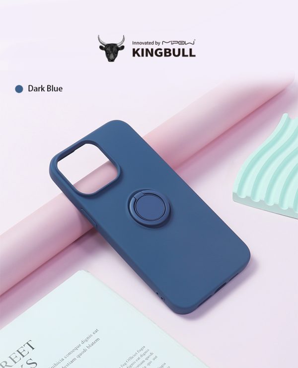 ỐP LƯNG MIPOW IPHONE 15 PRO RING STAND TPU LEATHER MC15B03