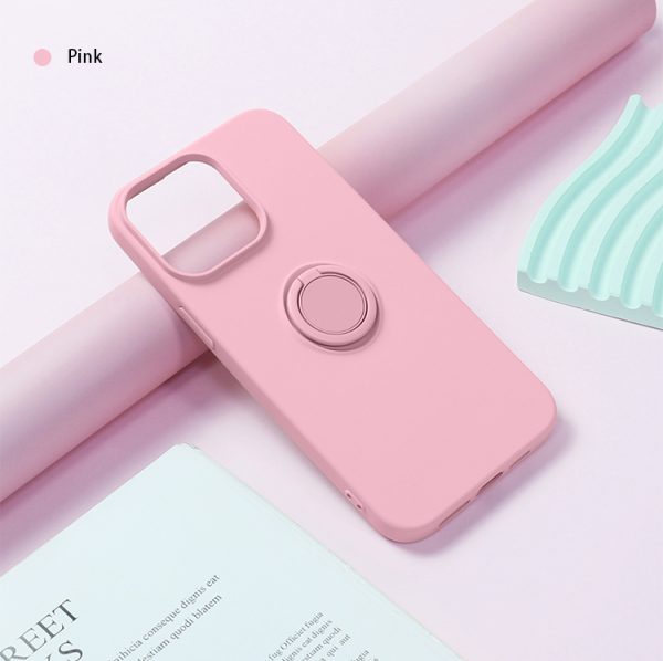 ỐP LƯNG MIPOW IPHONE 15 PRO RING STAND TPU LEATHER MC15B03