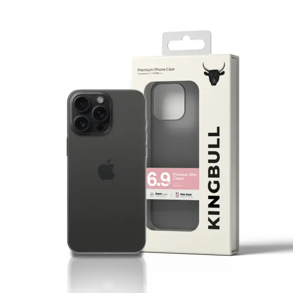 ỐP LƯNG MIPOW IPHONE 16 PROMAX 6.9” PREMIUM SLIM CASE BLACK – SL16D-BK