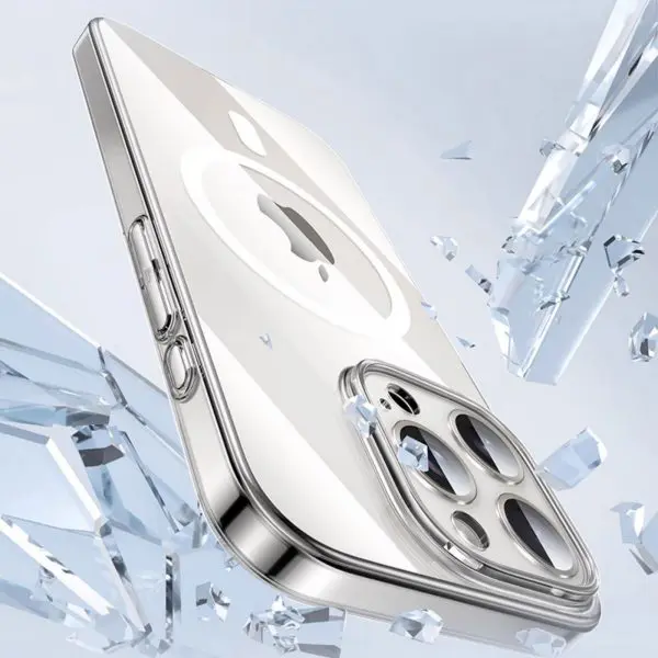 ỐP LƯNG MIPOW MAGSAFE CASE WITH TOUCH BUTTON CONTROL IPHONE 16 PRO MAX 6.9” 2024 CRYSTAL CLEAR BAYER – MGB16D-CR