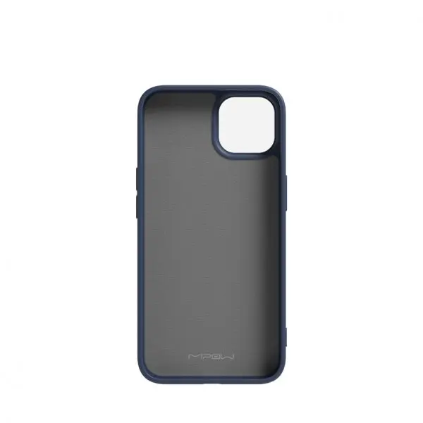 ỐP LƯNG MIPOW TPU & PU LEATHER IPHONE 13/12 PROMAX BLUE PS31S