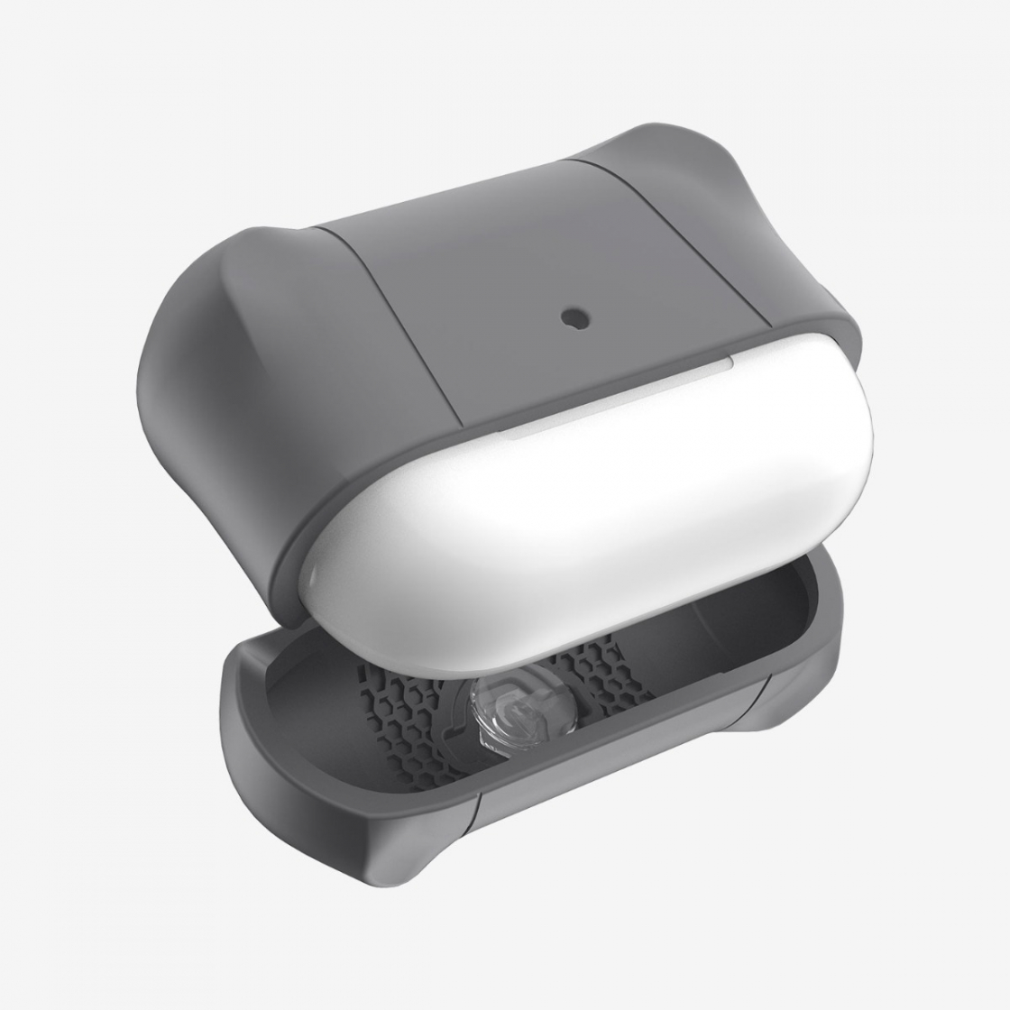 Ốp KHÁNG KHUẨN VÀ CHỐNG SỐC QUÂN SỰ ITSKINS (PHÁP) SPECTRUM // SOLID﻿﻿﻿ – ANTIMICROBIAL dành cho Airpod Pro (Plain Black, Pink, Grey)