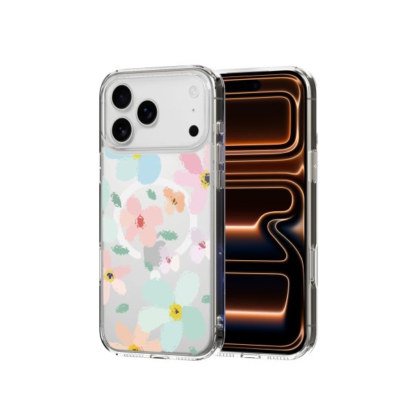 Ốp Lưng Magsafe Mipow Kingbull ViralX iPhone 17 Series 2025 Flowers Painting