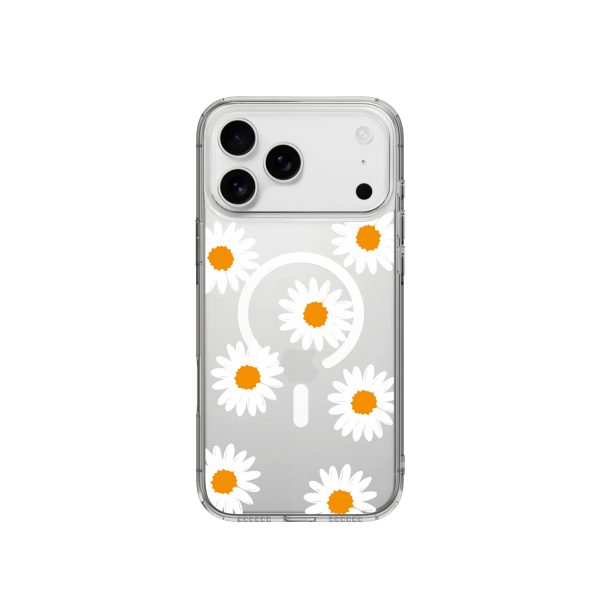 Ốp Lưng Magsafe Mipow Kingbull ViralX iPhone 17 Series 2025 White Daisy