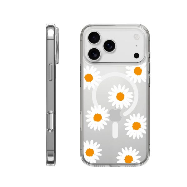 Ốp Lưng Magsafe Mipow Kingbull ViralX iPhone 17 Series 2025 White Daisy
