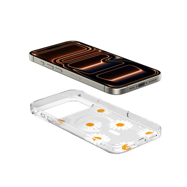 Ốp Lưng Magsafe Mipow Kingbull ViralX iPhone 17 Series 2025 White Daisy