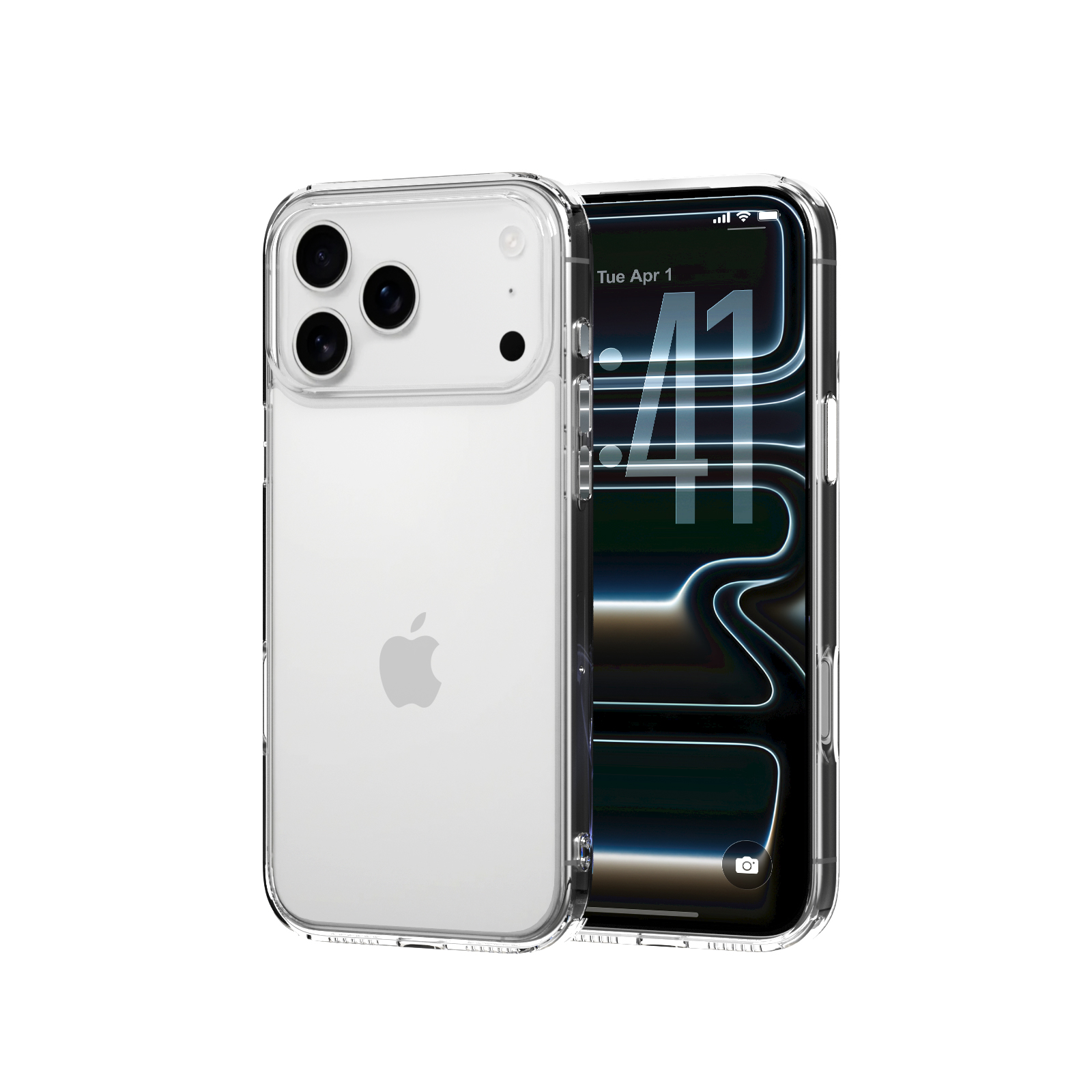Ốp Lưng iPhone 18 Pro Max / 17 Pro Max 6.9” 2026 MIPOW IRONBULL Tempered Glass Transparent
