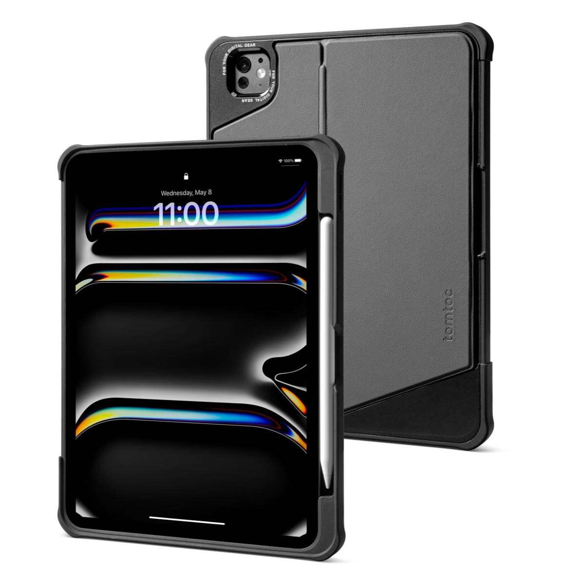 Ốp lưng iPad Pro 2024 11 inch Tomtoc Inspire Pivot Case B58A1
