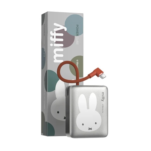 Pin dự phòng siêu nhỏ POWERCUBE Mipow x Miffy Ultra-Mini Aluminum (10000 mAh) – Chứng chỉ CCC
