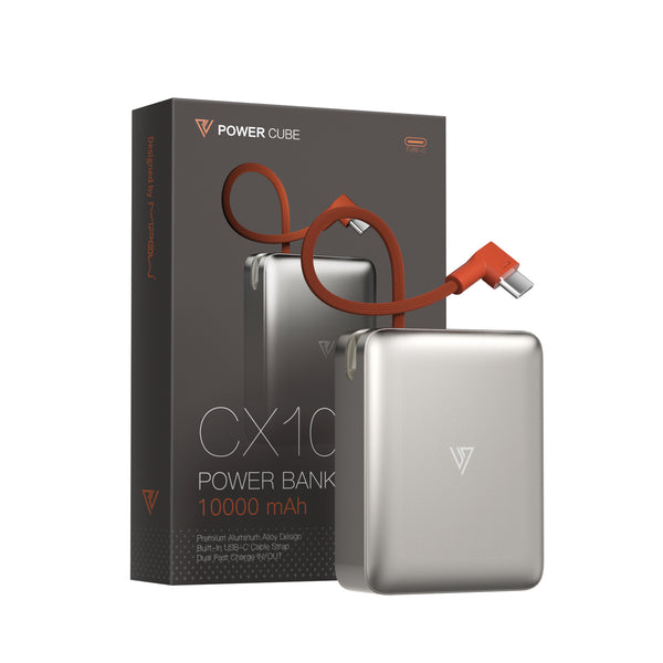 Pin dự phòng siêu nhỏ POWERCUBE by MIPOW (USA) Ultra-Mini Aluminum (10000 mAh) Chứng chỉ CCC – CX10