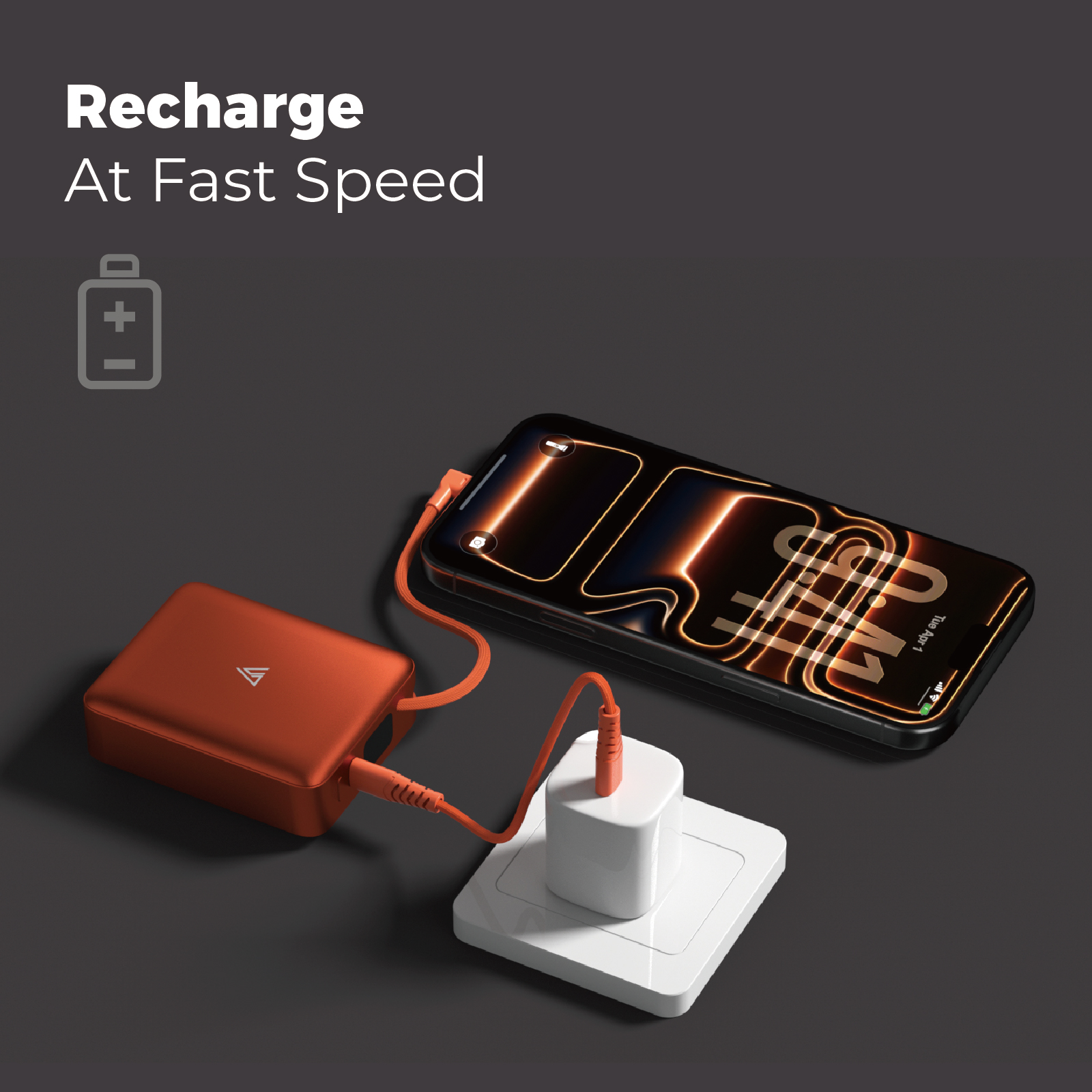 Pin dự phòng siêu nhỏ POWERCUBE by MIPOW (USA) Ultra-Mini Aluminum (10000 mAh) Chứng chỉ CCC – CX10