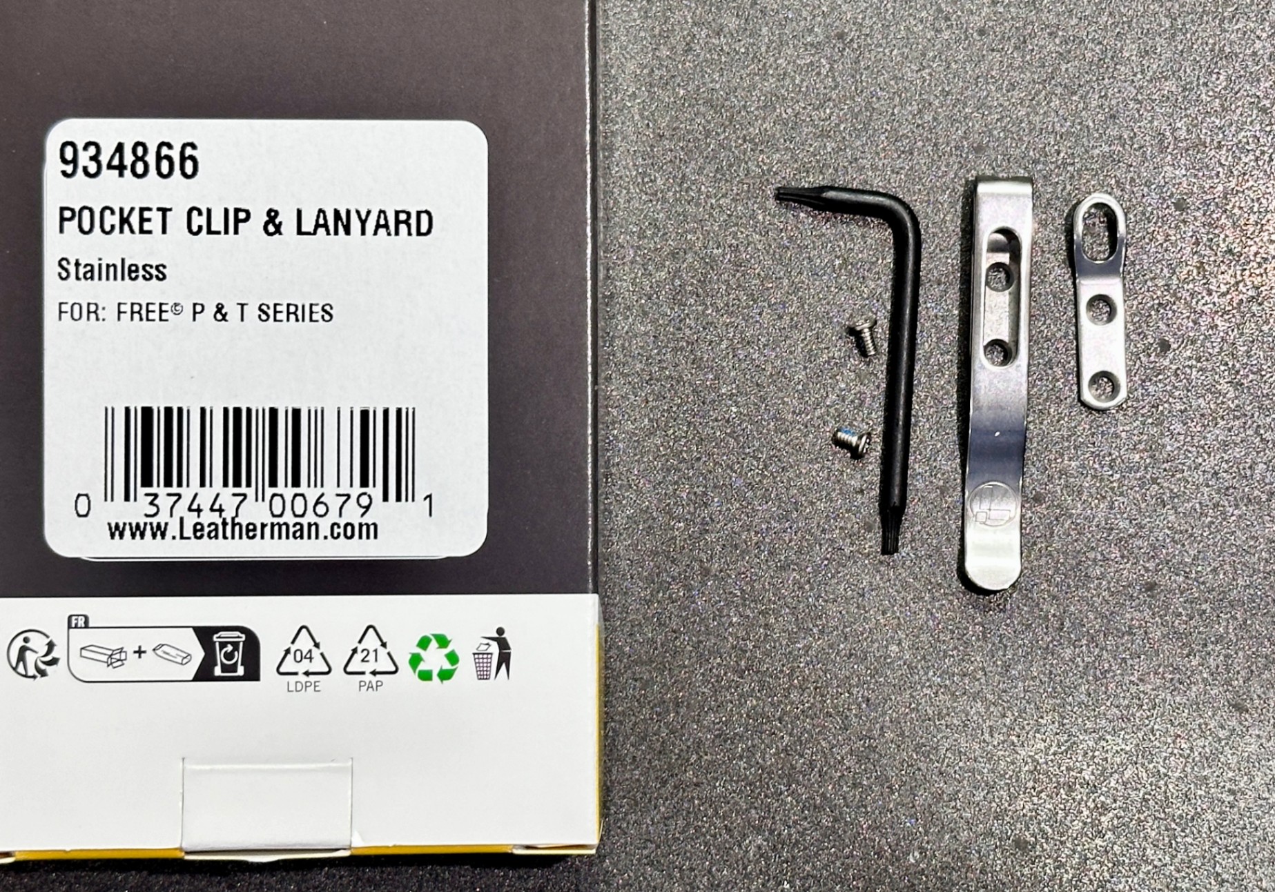 Pocket Clip, Free® P & T Series #934866