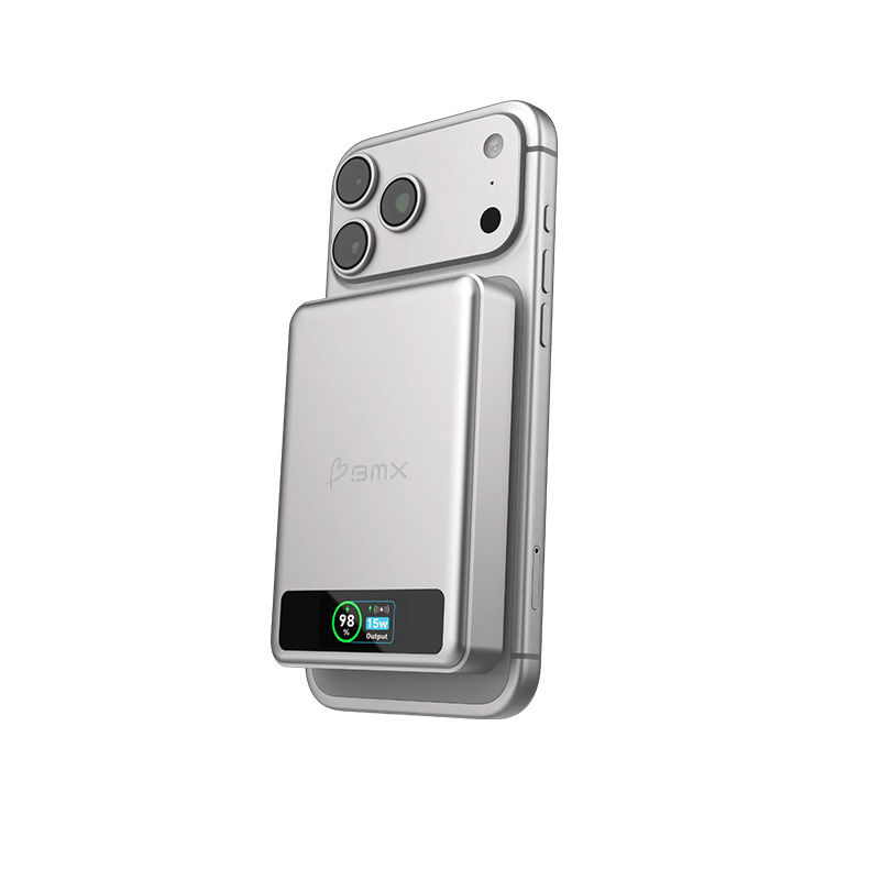 Sạc Dự Phòng Thể Rắn BMX SolidSafe™ 30W 10000mAh Qi2 MagSafe | Pin Thể Rắn Đầu Tiên Thế Giới – B939-10