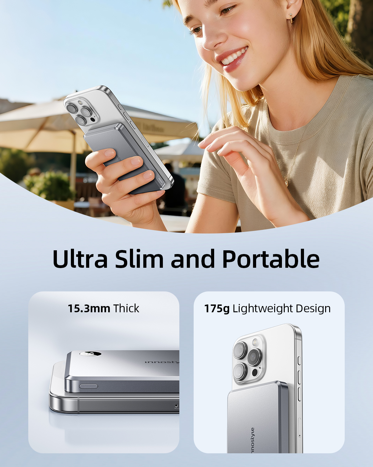 Sạc dự phòng Innostyle MagSlim Premium 10000 mAh – IMS10K