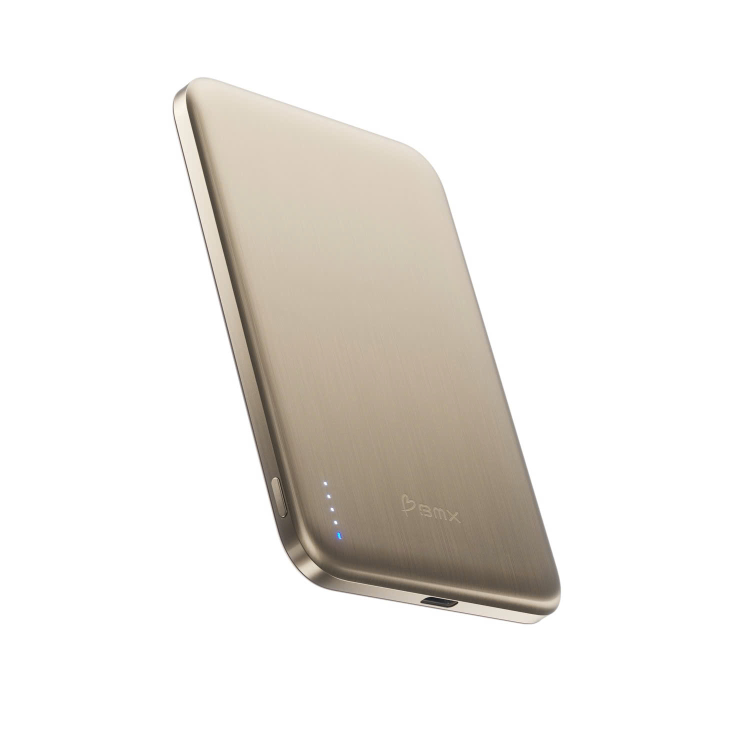 Sạc dự phòng THỂ RẮN mỏng nhất thế giới BMX (USA) SolidSafe™ Air Titanium 5K Qi2 Wireless Magnetic (Chứng chỉ CCC) – B3-05