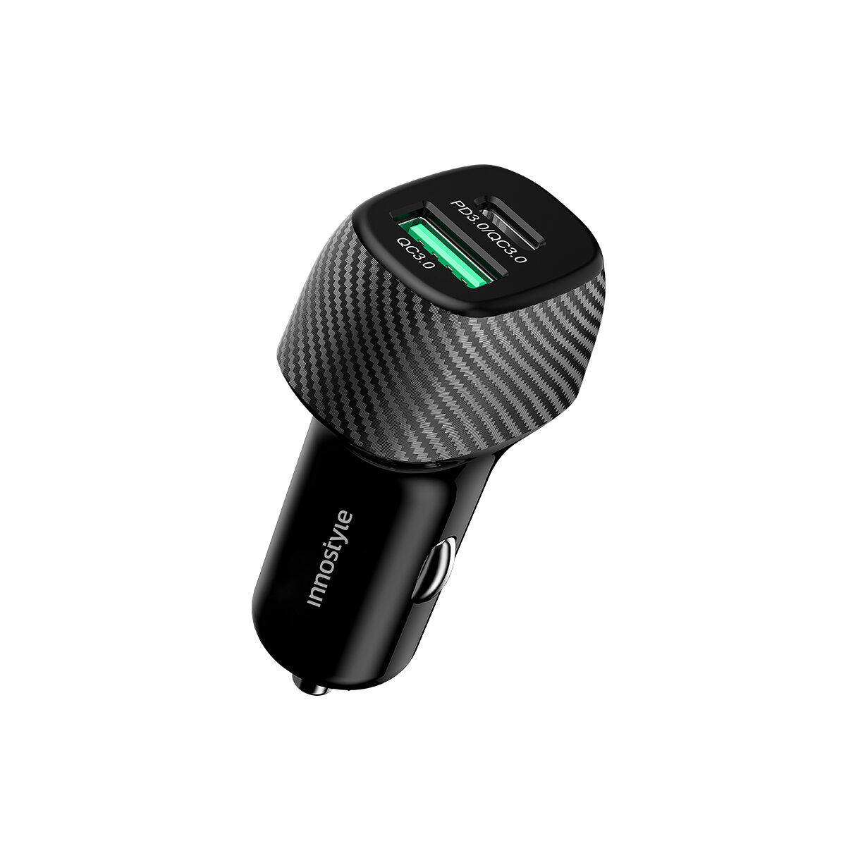 Sạc nhanh xe hơi Innostyle Poweron Speed 2 Cổng PD/QC3.0 48W – IC48-2PD