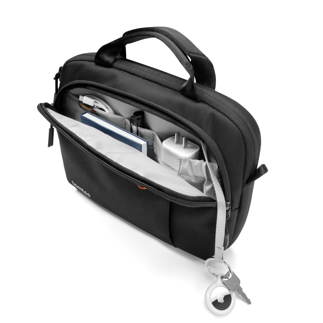 TÚI XÁCH / ĐEO CHÉO TOMTOC (USA) DEFENDER SHOULDER BAG LAPTOP BLACK – B30