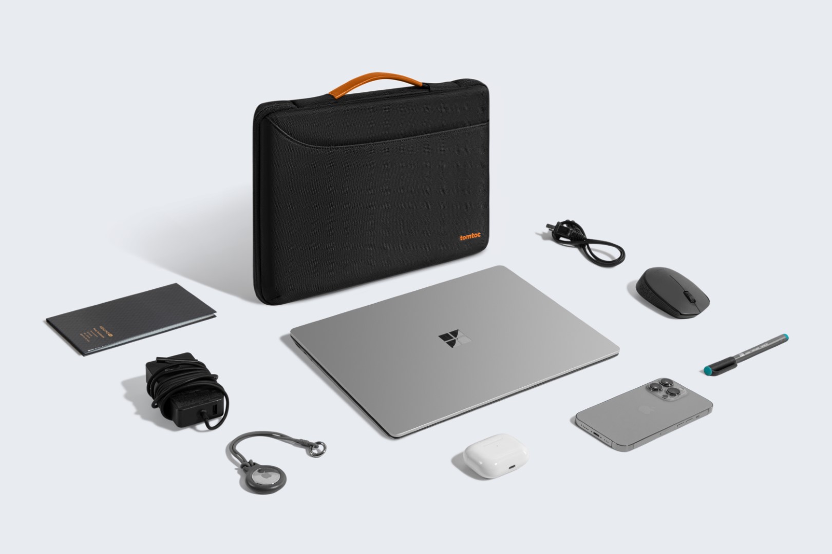 TÚI XÁCH TOMTOC (USA) DEFENDER HANDBAG LAPTOP / MACBOOK 14″