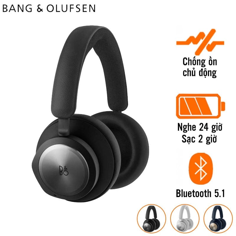 Tai nghe B&O Beoplay Portal /Bluetooth 5.1/ pin 24 giờ/Active noise cancellation