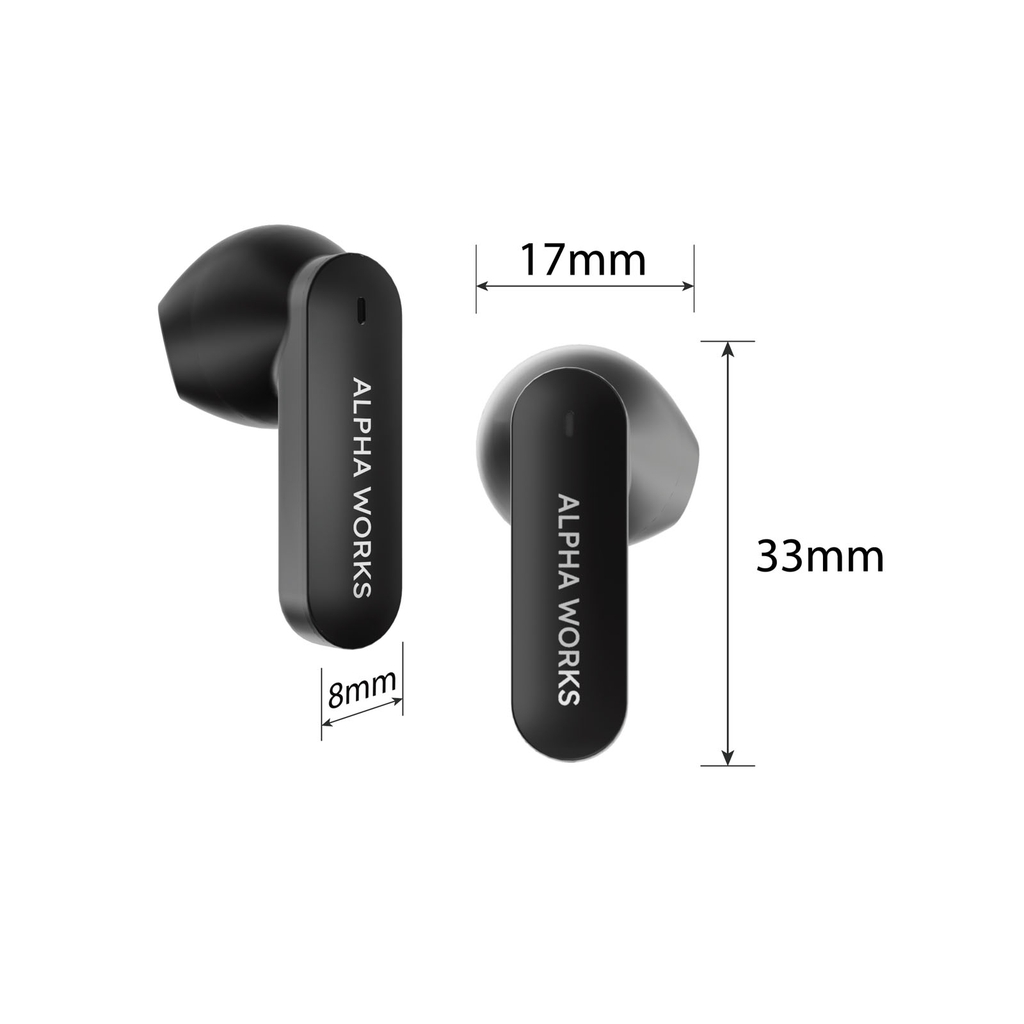 Tai nghe Bluetooth True Wireless Alpha Works CURVE 100