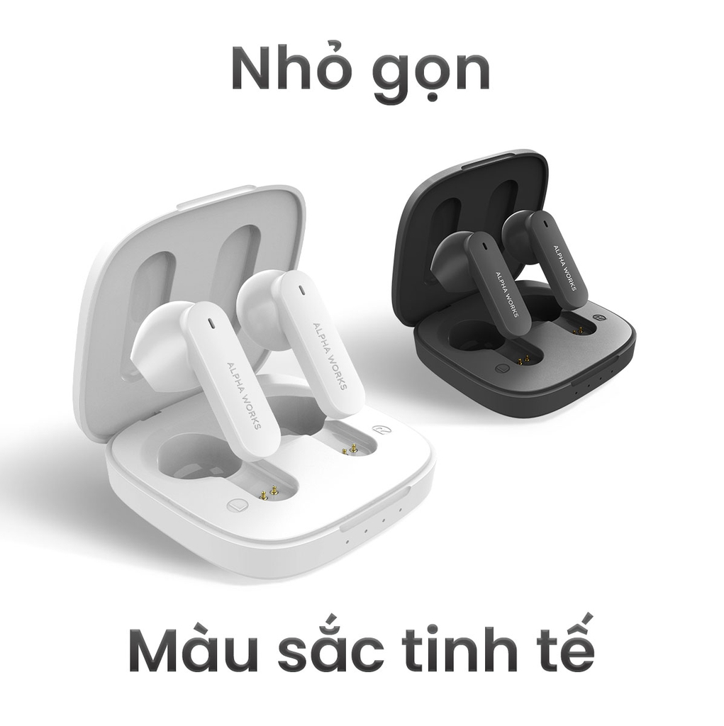 Tai nghe Bluetooth True Wireless Alpha Works CURVE 100