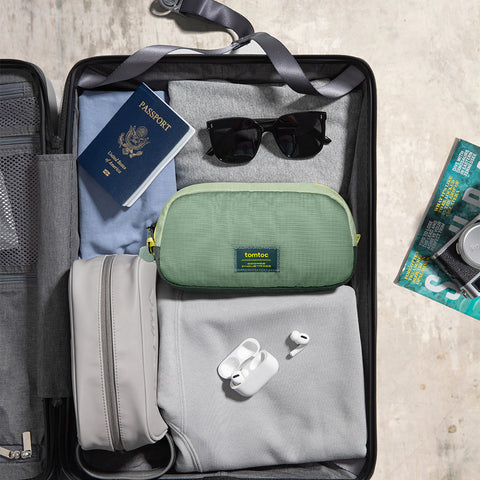 Túi đựng phụ kiện TOMTOC (USA) Collab GCORES INDUSTRIES Light-T12 Essential Tech Organizer Pouch 1L – T12