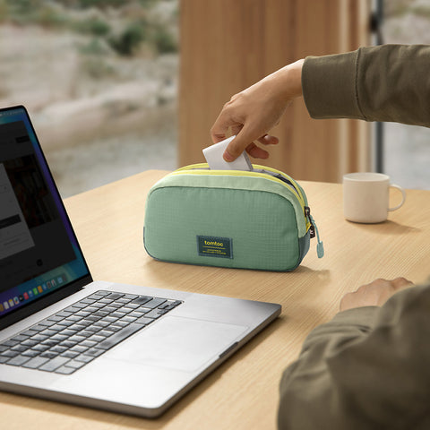Túi đựng phụ kiện TOMTOC (USA) Collab GCORES INDUSTRIES Light-T12 Essential Tech Organizer Pouch 1L – T12
