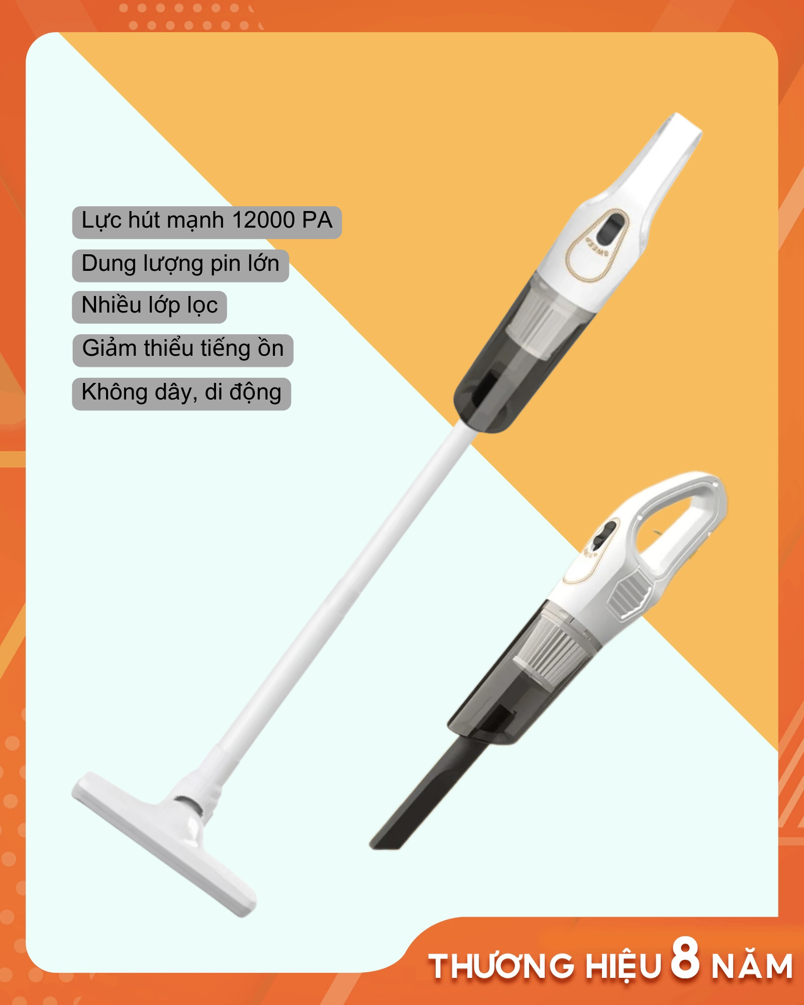 Máy Hút Bụi Cầm Tay Handheld Vacuum Cleaner S9D