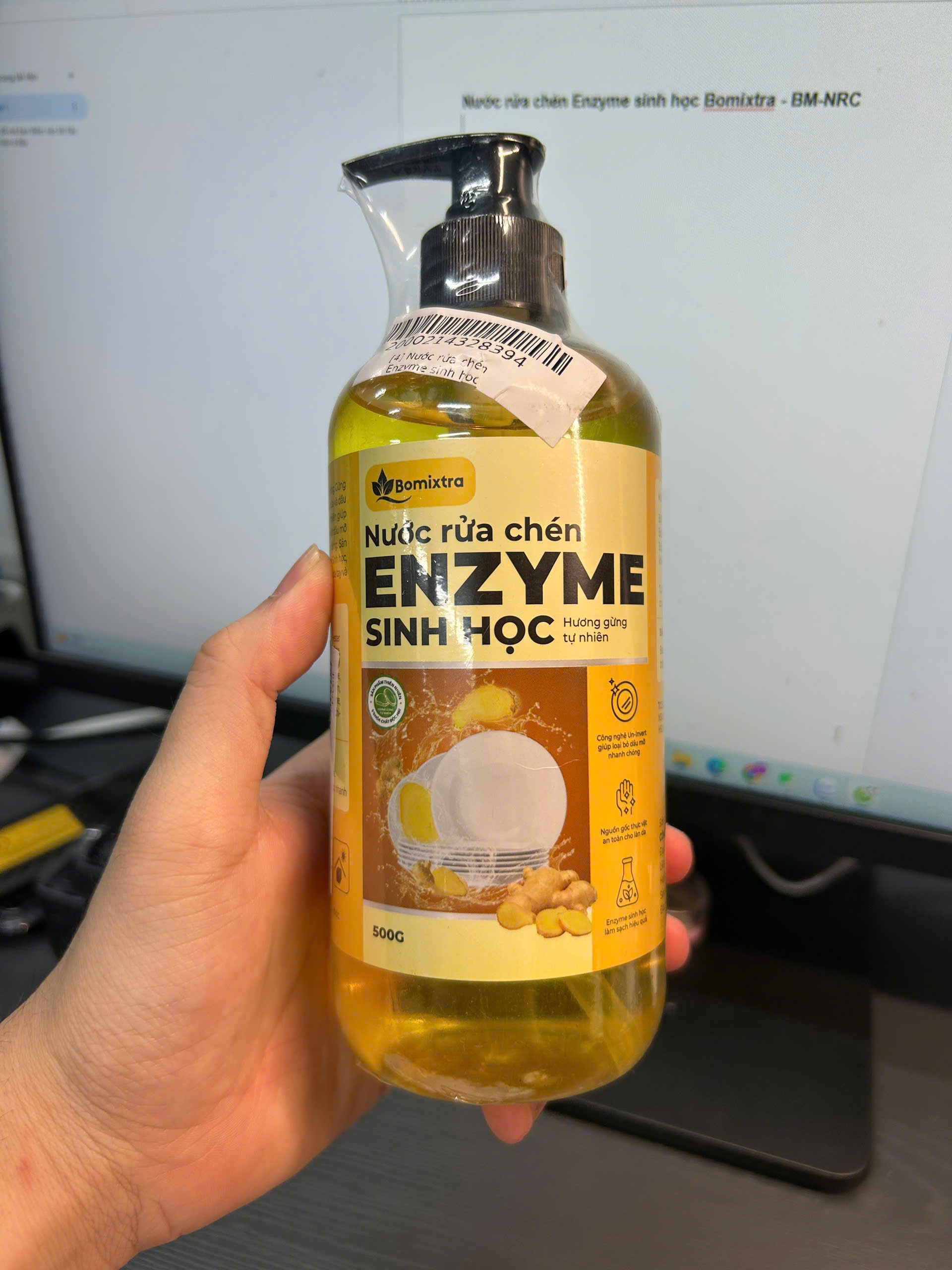 Nước rửa chén Enzyme sinh học Bomixtra - BM-NRC