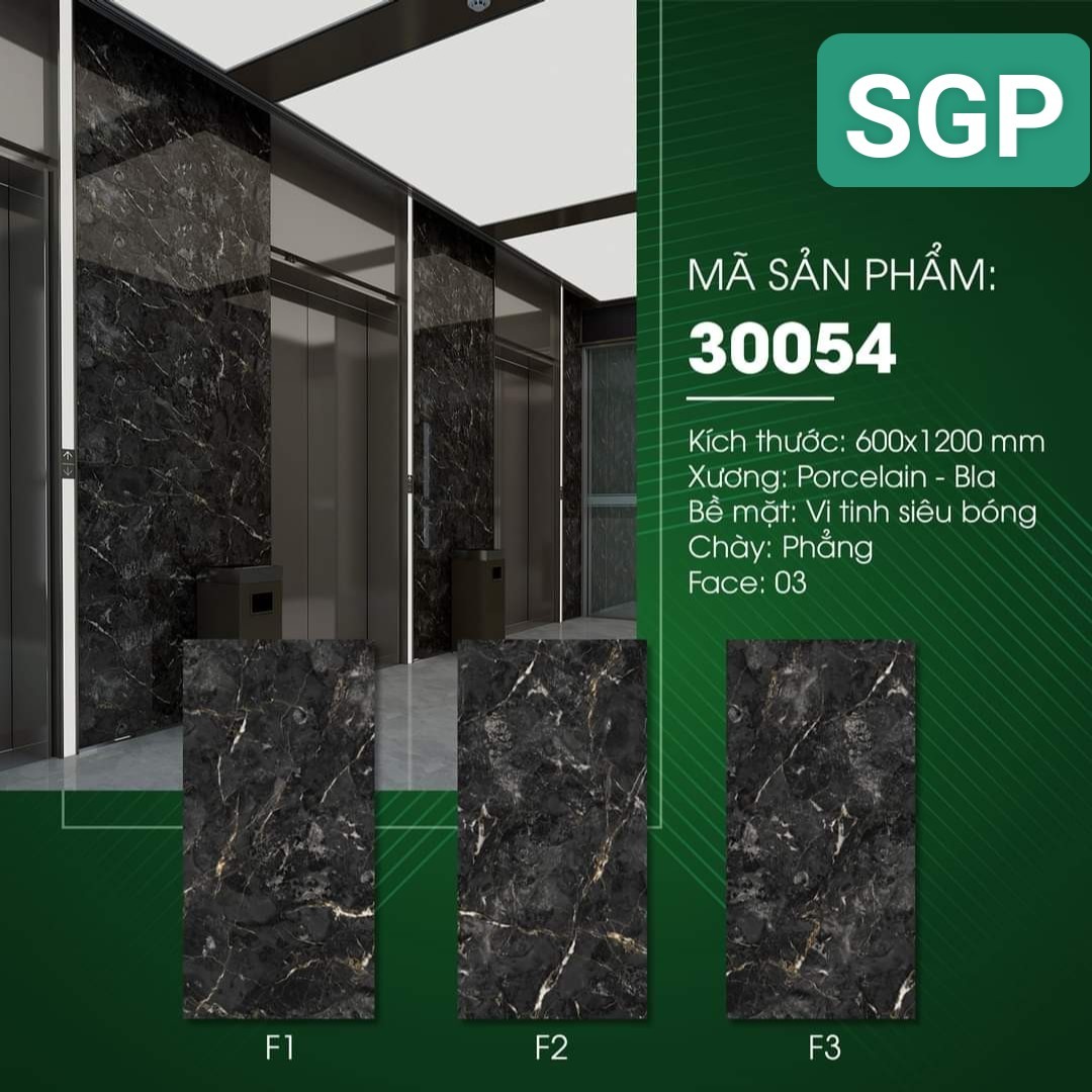 Gạch lát nền, ốp tường 60x120cm siêu bóng 30054