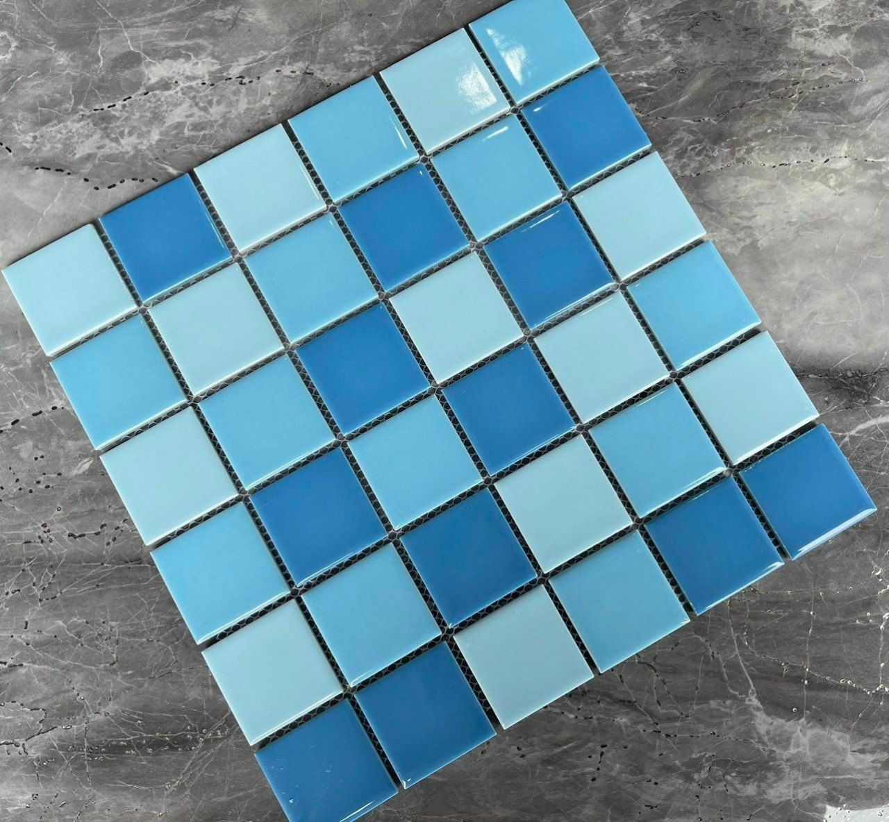 Gạch Mosaic hồ bơi vỉ 30x30cm 339