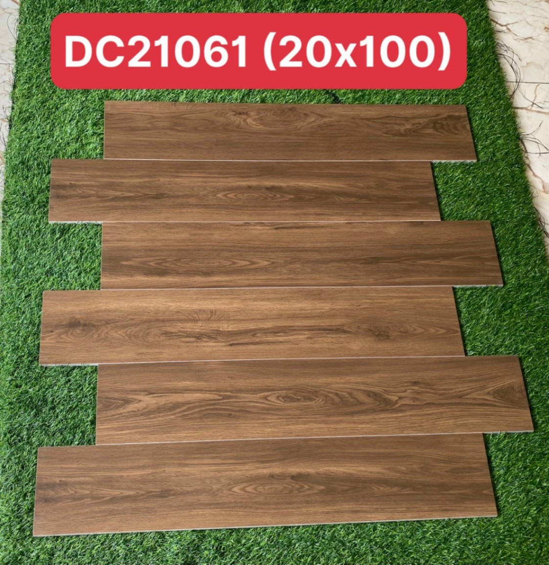 Gạch thẻ gỗ 20cm x100cm DC21061