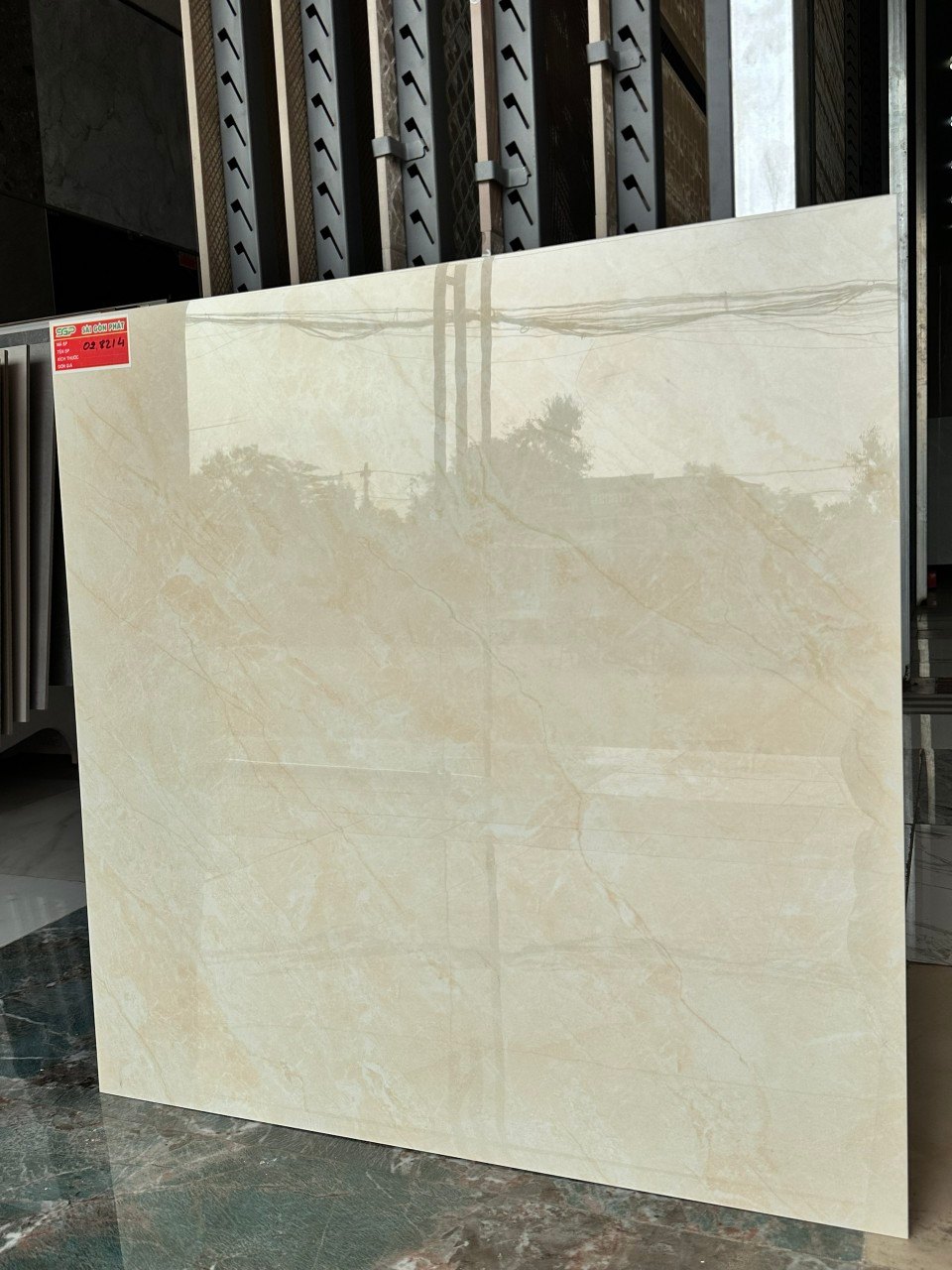 Gạch 80x80 đá bóng kính 02-8214