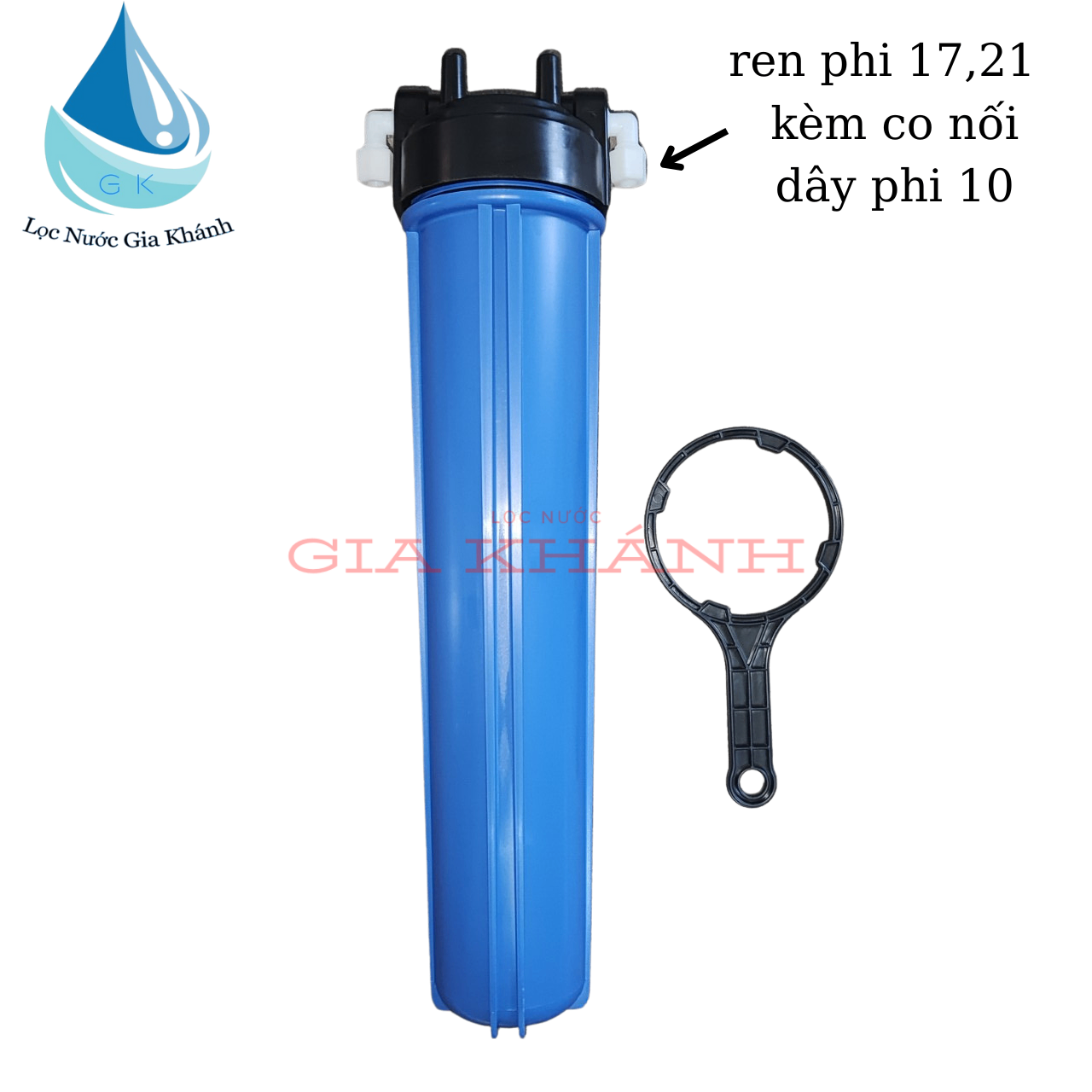 Vỏ cốc lọc thô 20 inch không kèm lõi