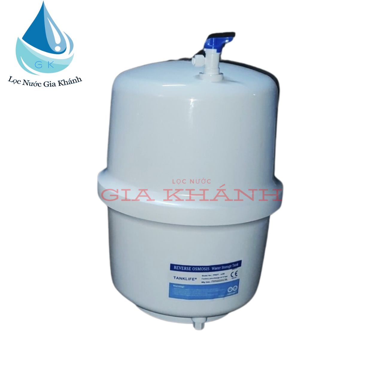 Bình áp nhựa 4.0G kèm van