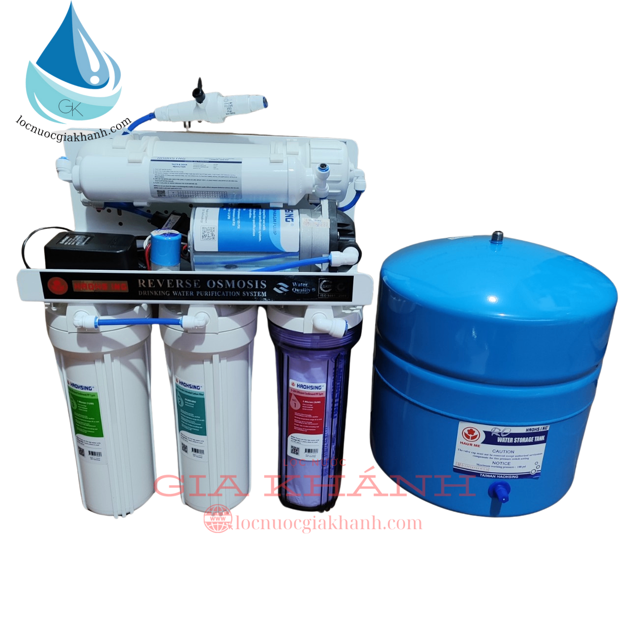 Máy lọc nước Haohsing 5 cấp lọc không vỏ tủ