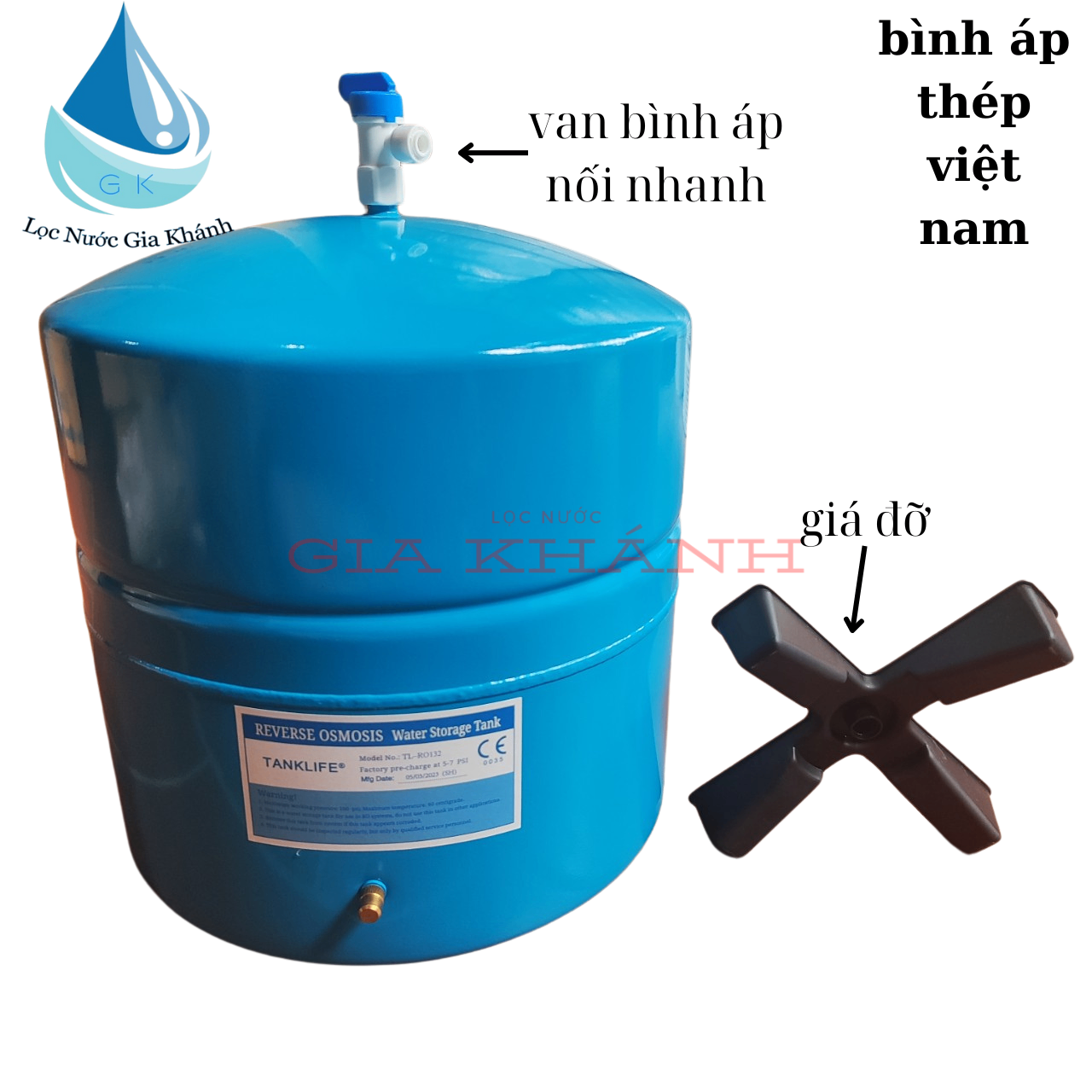 Bình áp thép 10l Tanklife
