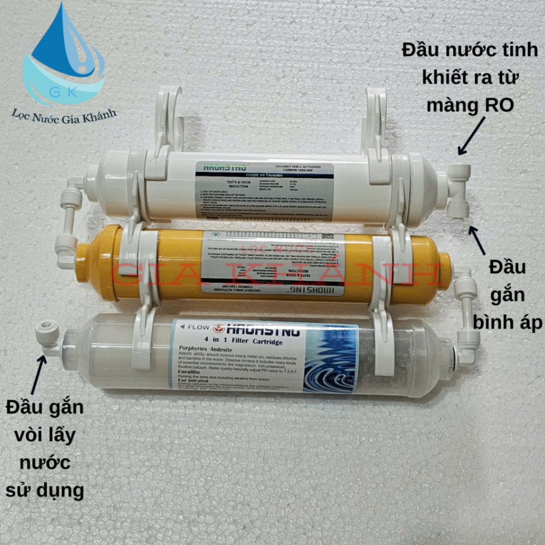 Bộ 3 lõi khoáng 5,6,7 chính hãng Haohsing kèm càng cút.