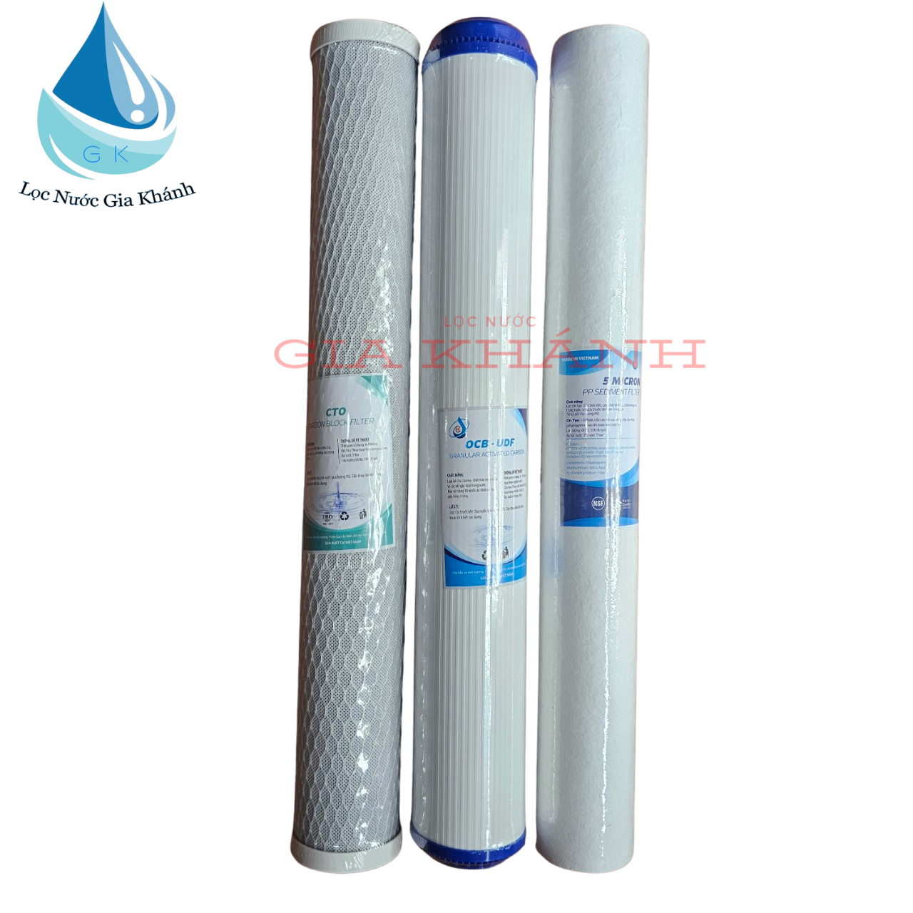 bộ lõi lọc thô 1,2,3 20 inch