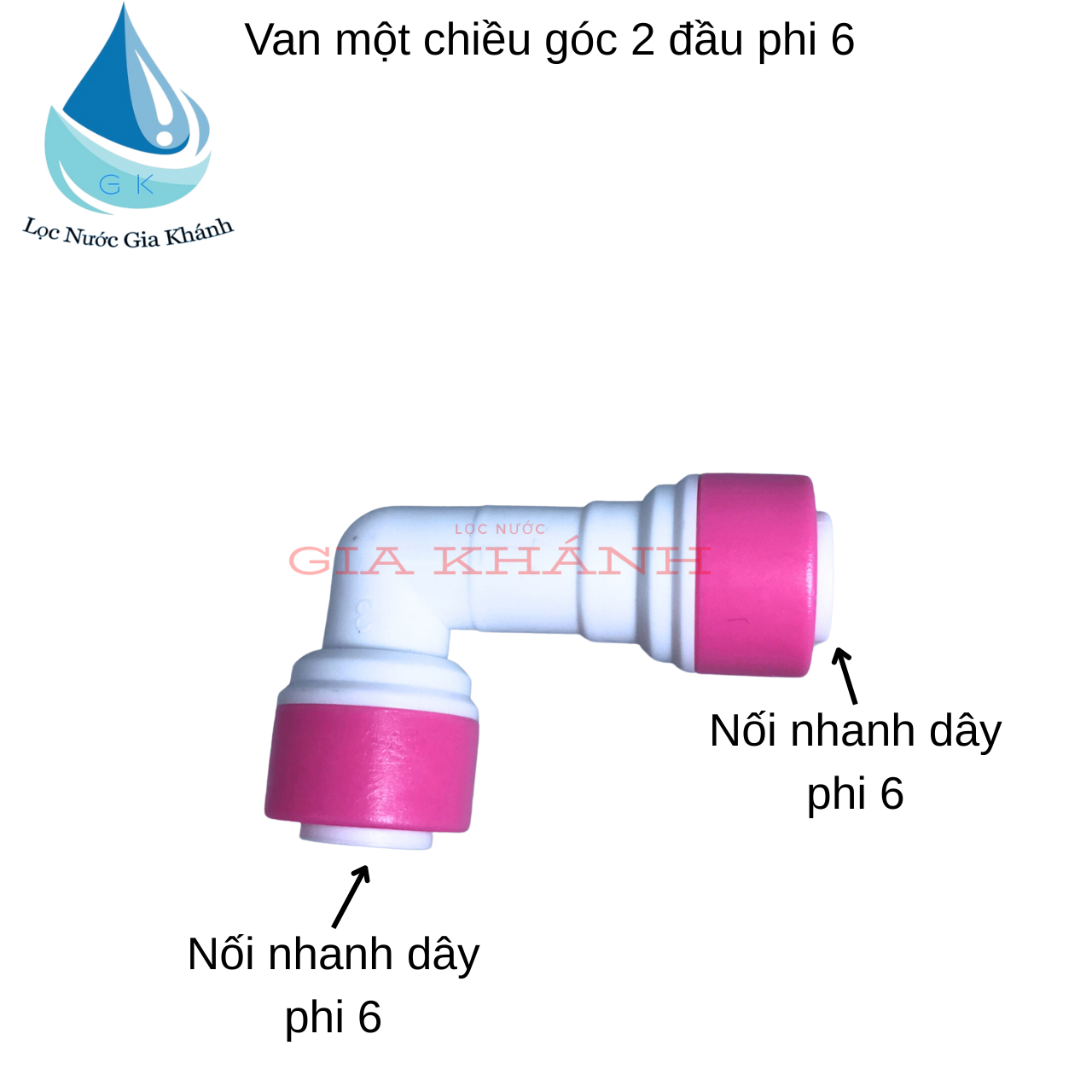 Van một chiều nối nhanh máy lọc RO