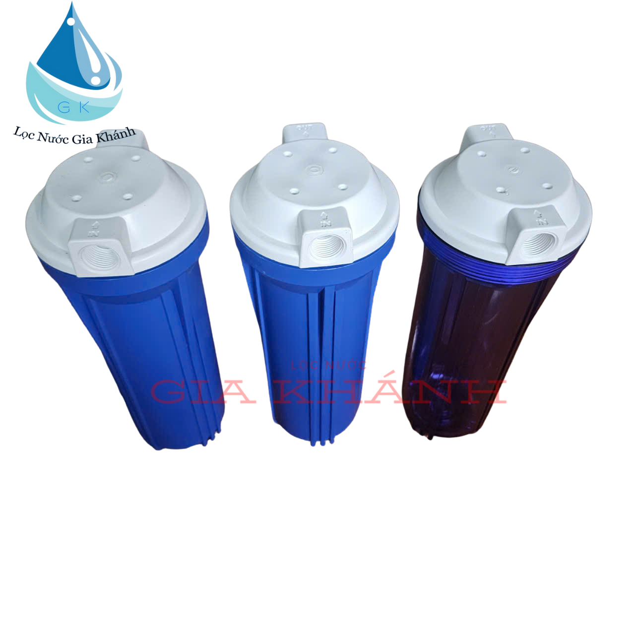 Bộ 3 cốc lọc 1,2,3 10 inch ren phi 21