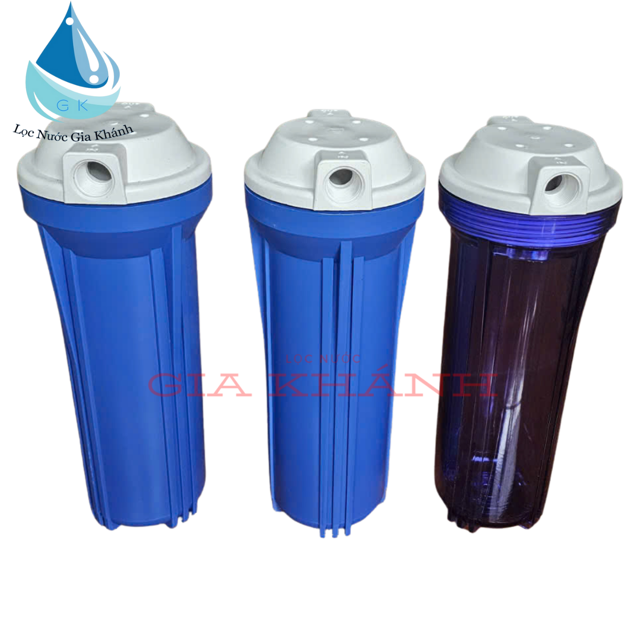 Bộ 3 cốc lọc 1,2,3 10 inch ren phi 21