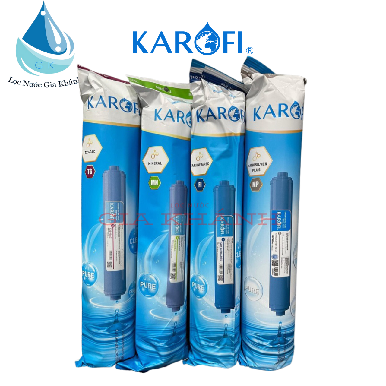 Bộ 4 lõi tạo khoáng Karofi 5,6,7,8 chính hãng